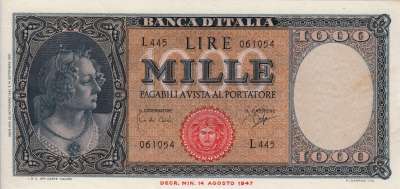 Beschrijving voorzijde: ITALIA